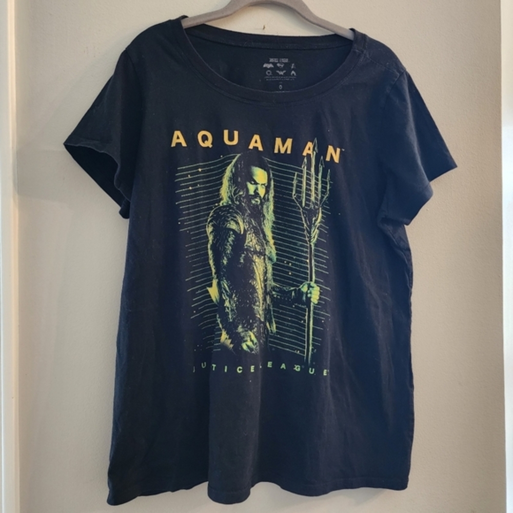 Aquaman Black Graphic Tee